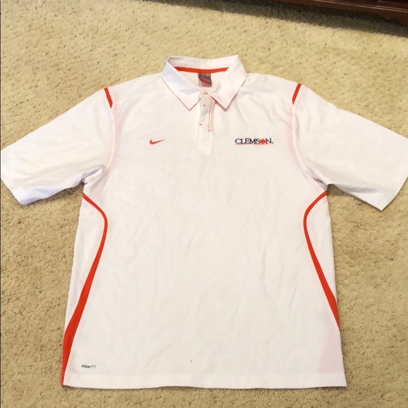 clemson nike polo